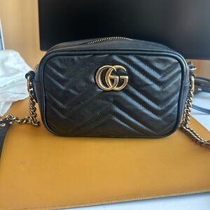 Used Gucci GG MARMONT MINI SHOULDER BAG originally $1550!!